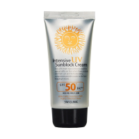 foto сонцезахисний крем для обличчя 3w clinic intensive uv sunblock cream spf50+ pa+++, 70 мл