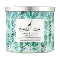 foto ароматична свічка nautica vitamin sea soy wax blend candle вітаміни моря, 411 г