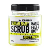 foto цукровий скраб для тіла mr.scrubber sugar baby mellow mango для всіх типів шкіри, 300 г