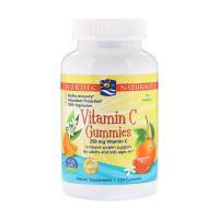 foto дієтична добавка вітаміни в жувальних цукерках nordic naturals vitamin c вітамін с зі смаком мандарину, 250 мг, 120 шт