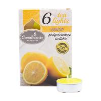 foto ароматична свічка-таблетка candlesense decor lemon, 6 шт