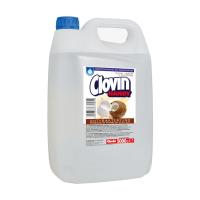 foto рідке мило clovin handy antibacterial liquid soap milk & coconut молоко та кокос, 5 л