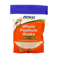 foto дієтична добавка в порошку now foods whole psyllium husks цілісне лушпиння подорожника, 454 г