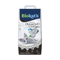 foto наповнювач туалетів для кішок biokat's diamond care classic бентонітовий, 8 л