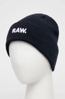 foto шапка g-star raw колір синій