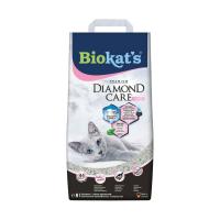 foto наповнювач туалетів для кішок biokat's diamond care fresh бентонітовий, 8 л