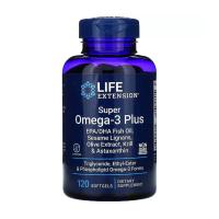 foto дієтична добавка в капсулах life extension super omega-3 plus супер омега-3 плюс, 120 шт