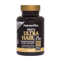 foto дієтична добавка в таблетках naturesplus ultra hair комплекс для росту та оздоровлення волосся, для чоловіків, 60 шт