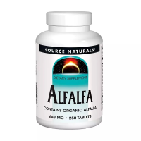 foto дієтична добавка в таблетках source naturals alfalfa люцерна 648 мг, 250 шт