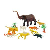 foto ігровий набір yg toys дикі тварини, від 3 років, 12 шт (a586)