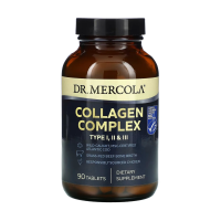 foto дієтична добавка в капсулах dr. mercola collagen complex колаген i, ii та iii типу, 90 шт