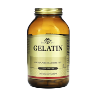 foto дієтична добавка в капсулах solgar gelatin натуральний желатин із карбонатом кальцію, 250 шт