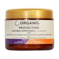foto захисна маска-філер punti di vista organic vegan formula для сухого, пошкодженого та нарощеного волосся, 500 мл