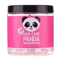 foto дієтична добавка в жувальних цукерках noble health hair care panda здоров'я волосся, 60 шт