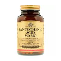 foto дієтична добавка solgar pantothenic acid пантотенова кислота 550 мг, 100 шт