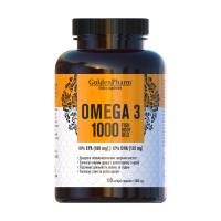 foto дієтична добавка жирні кислоти в капсулах golden pharm omega-3, 1000 мг, 120 шт
