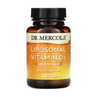 foto дієтична добавка вітаміни в капсулах dr. mercola liposomal vitamin d3 5000 мо, 30 шт