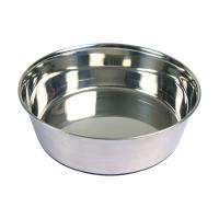 foto миска для собак trixie металева, на гумовій основі, 21 см, 1.7 л