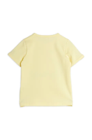 foto дитяча футболка mini rodini колір жовтий з принтом