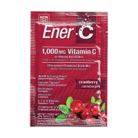 foto дієтична добавка ener-c 1.000 mg vitamin c шипучий розчинний порошок для напою, зі смаком журавлини, 30 шт