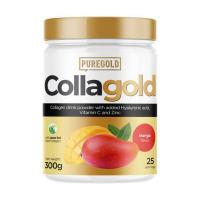 foto дієтична добавка в порошку pure gold collagold колаген манго, 300 г
