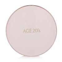 foto зволожувальний тональний кушон для обличчя age 20's signature essence cover pact moisture spf 50+ pa+++, 21 light beige, 14 г (+ змінний блок, 14 г)