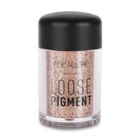 foto пігмент для повік focallure loose pigment eyeshadow 06 frost, 4.5 г