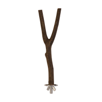foto дерев'яна іграшка для птахів trixie natural living жердинка y-подібна, 20*1.5 см (5876)