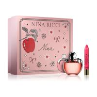 foto парфумований набір жіночий nina ricci nina (туалетна вода, 80 мл + помада для губ, 2.5 г)