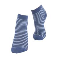foto шкарпетки дитячі siela ks2 basic 002 bright blue смужки, короткі, розмір 18