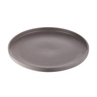 foto тарілка обідня ardesto trento кераміка, сіра, 26.5 см (ar2926tg)