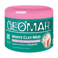 foto грязьовий антицелюлітний засіб для тіла geomar white clay mud з білою глиною, для чутливої шкіри, 500 мл