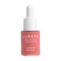 foto рідкі рум'яна для обличчя lumene invisible illumination liquid blush, bright bloom, 15 мл