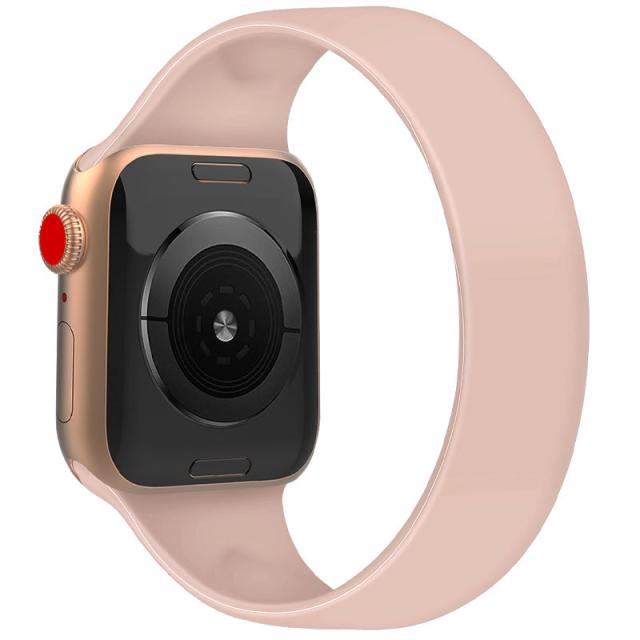 foto ремінець solo loop для apple watch (рожевий / pink sand)