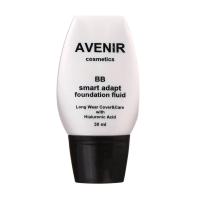 foto тональний bb-крем для обличчя avenir cosmetics smart adapt foundation fluid spf 20, nordic, 30 мл