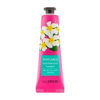 foto парфумований зволожувальний крем для рук the saem perfumed frangipani hand moisturizer франжипані, 30 мл