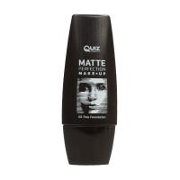 foto матова тонувальна основа для обличчя quiz cosmetics matte perfection foundation make-up тон 03, 30 мл