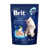 foto сухий корм для кошенят brit premium by nature cat kitten з куркою, 800 г
