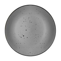 foto тарілка десертна ardesto bagheria кераміка, grey, 19 см (ar2919grey)