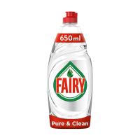 foto засіб для миття посуду fairy pure & clean, 650 мл