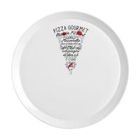 foto тарілка кругла для піци bormioli rocco ronda gourmet fetta, 33 см (401321fam121141)