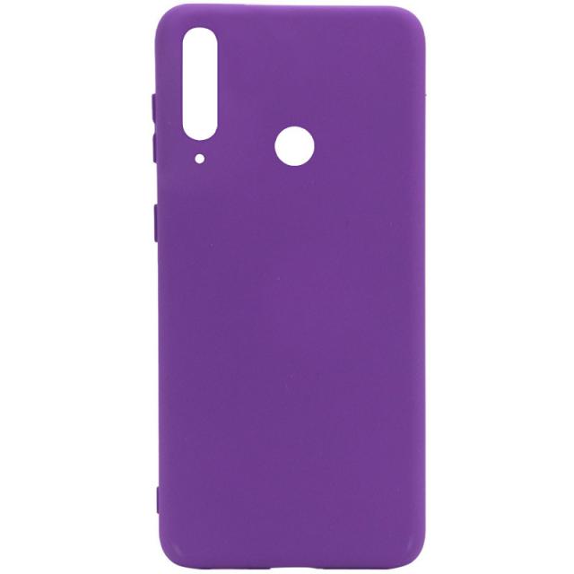 foto чохол silicone cover full without logo (a) для huawei y6p (фіолетовий / purple)