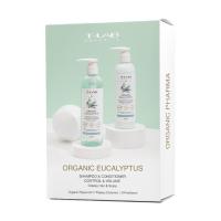 foto подарунковий набір для волосся t-lab professional organics organic eucalyptus (шампунь, 250 мл + кондиціонер, 250 мл)