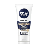 foto крем-гель nivea men sensitive cream gel для чутливої шкіри обличчя та щетини, 50 мл