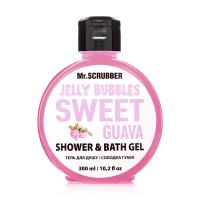 foto гель для душу mr.scrubber jelly bubbles sweet guava для всіх типів шкіри, 300 мл