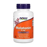 foto харчова добавка в капсулах now foods melatonin мелатонін 5 мг, 180 шт