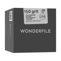 foto змінні файли для педикюрного диска wonderfile 150 гритів, 50 шт (wfpdg20/150)