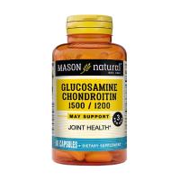 foto дієтична добавка в капсулах mason natural glucosamine chondroitin глюкозамін хондроїтин  1500/1200 мг, 60 шт