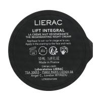 foto відновлювальний нічний крем для обличчя lierac lift integral the regenerating night cream refill, 50 мл (змінний блок)