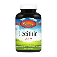 foto дієтична добавка в капсулах carlson labs lecithin лецитин, 1200 мг, 100 шт
